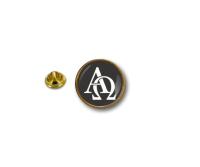 Pins Pin Badge Pin's Metal Brooch Butterfly Clip Flag Symbol Alpha Omega