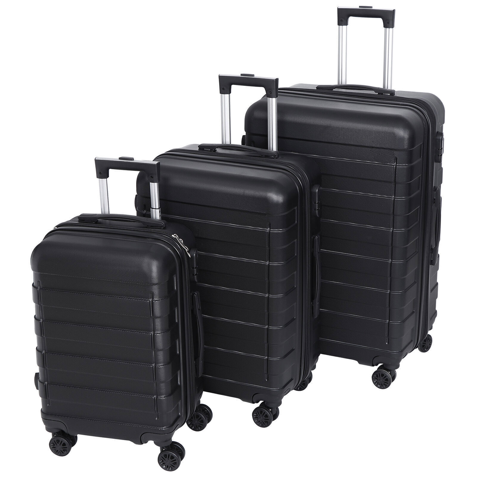 Abs Luggages Sets With Spinner Wheels Hard