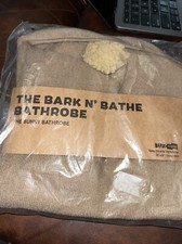 Bark Box   The Bark N  Bathe Bathrobe   Dog Towel Bunny- Size Small New