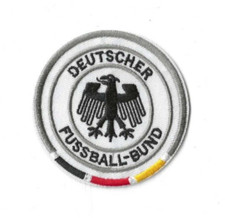 Deutschland Logo Emblem Patch Aufnäher Aufbügler  Nationalmannschaft 8 cm Ø