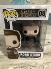 Funko Pop GAME OF THRONES RARE VAULTED ROBB STARK #8 With Pop Stack
