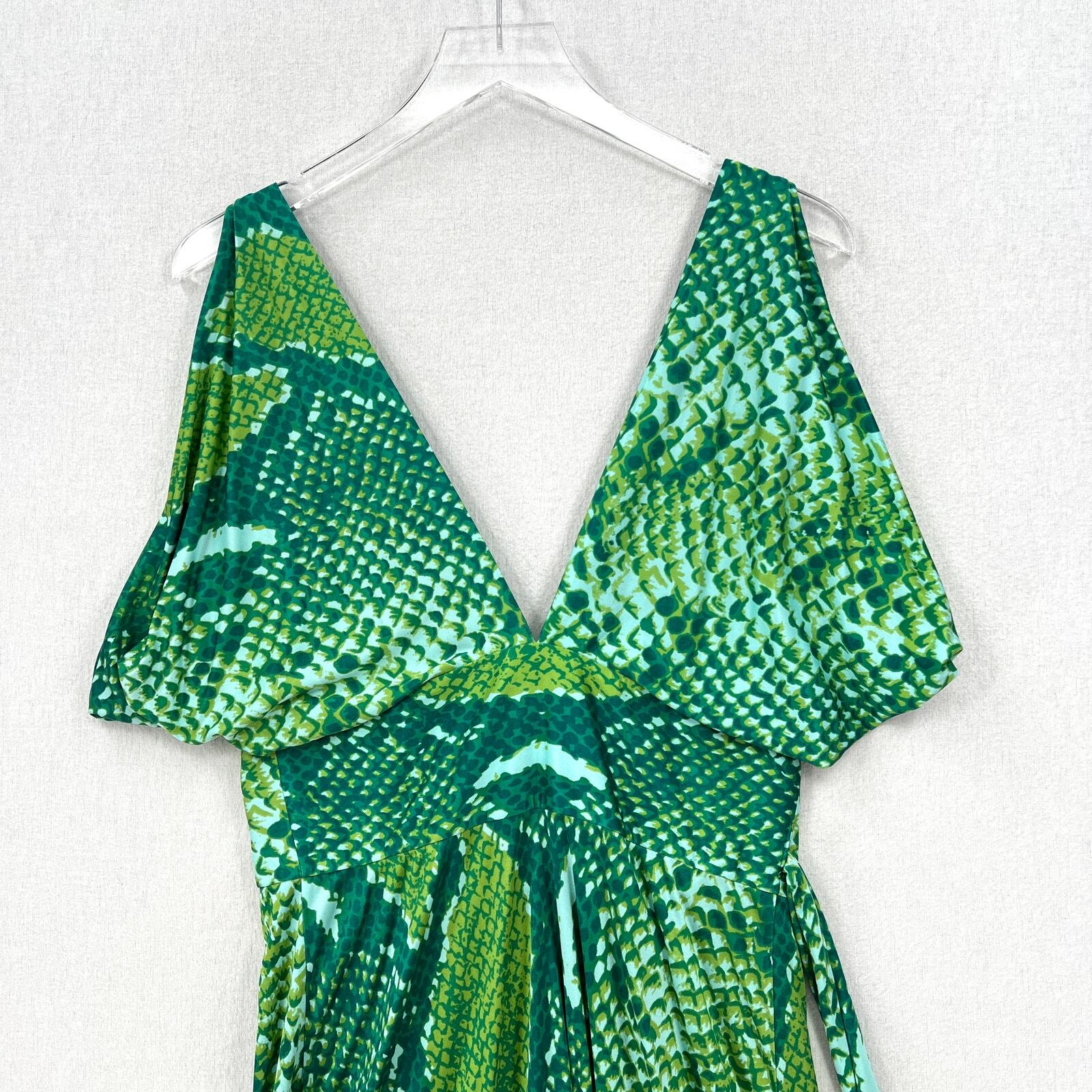 DIANE VON FURSTENBERG Suron Python Wrap Dress Wom… - image 7