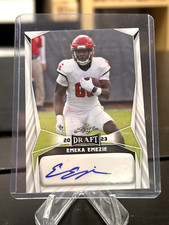 2023 LEAF DRAFT FOOTBALL EMEKA EMEZIE AUTOGRAPH