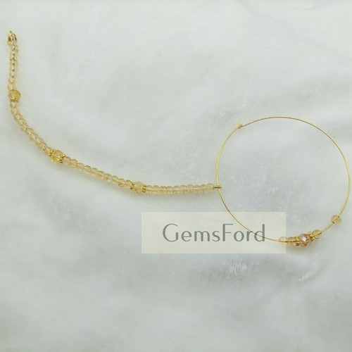 New Gold plated Indian Pakistani Gold Nose Ring Bridal Hoop Pierced Nath Naath - 第 15/16 張圖片