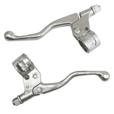 Paire de levier frein type Cupini alu cyclomoteur mobylette scooter
