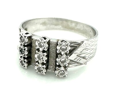 Bracelet En Or Blanc 18 Carats Avec Diamants - 1,50 Carat Au Total, 12,93g, Occasion