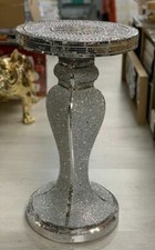 Lampada laterale argento VENEZIANO Tavolo Specchio Moderno Fiori Supporto Letto Mosaico Romano u