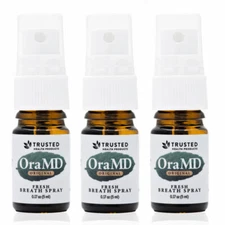 OraMD Fresh Breath Spray 3 Pack, for Bad Breath Treatment, Halitosis Treatment,