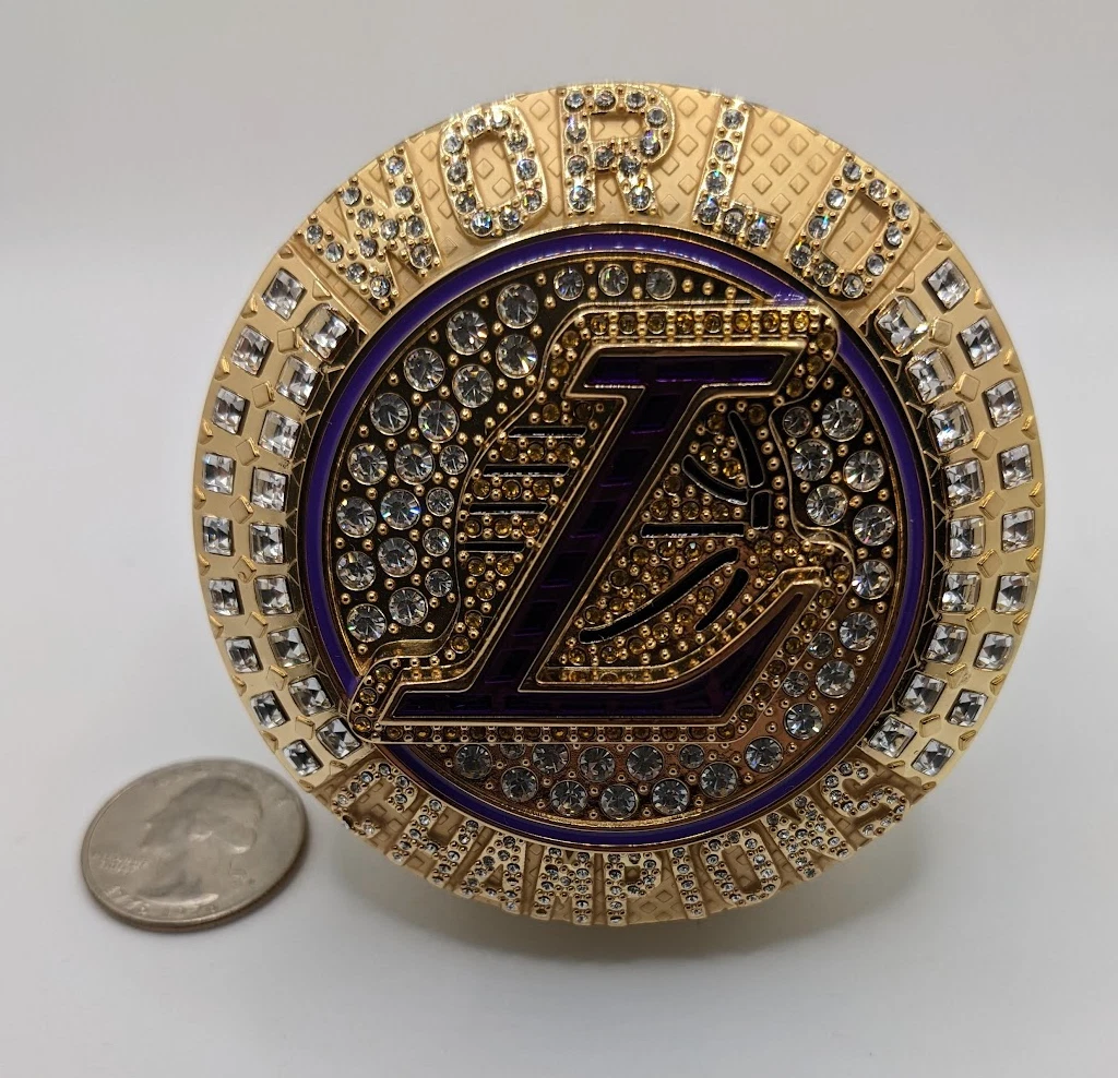 Los Angeles LA Lakers 2020 NBA World Championship Replica Ring