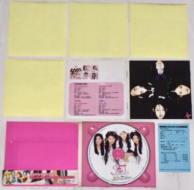 Fin.K.L FinKL 1998 Blue Rain Taiwan OBI CD SAMPLE w/ Promo Booklet