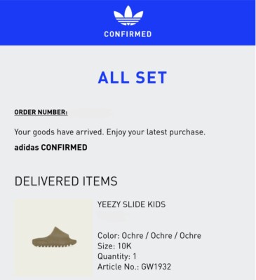 DS Adidas Yeezy Slide Ochre Kids Size 10K SKU: GW1931 *Ready To Ship* |  eBay