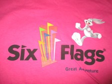 Looney Tunes SIX FLAGS Great Adventure BUGS BUNNY Youth LG T-Shirt