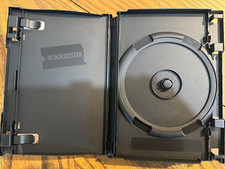 Empty Black Solid BLOCKBUSTER DVD Storage Cases Lot of 3 Very Good CONDITION