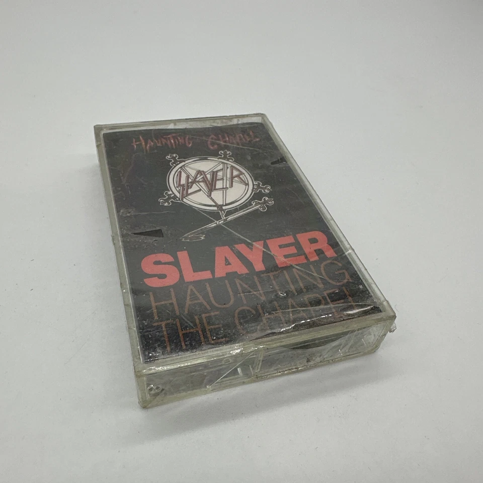 SLAYER Cassette Tape HAUNTING THE CHAPEL 1984 Heavy Metal Blade Hard Rock Thrash - Image 3 of 4