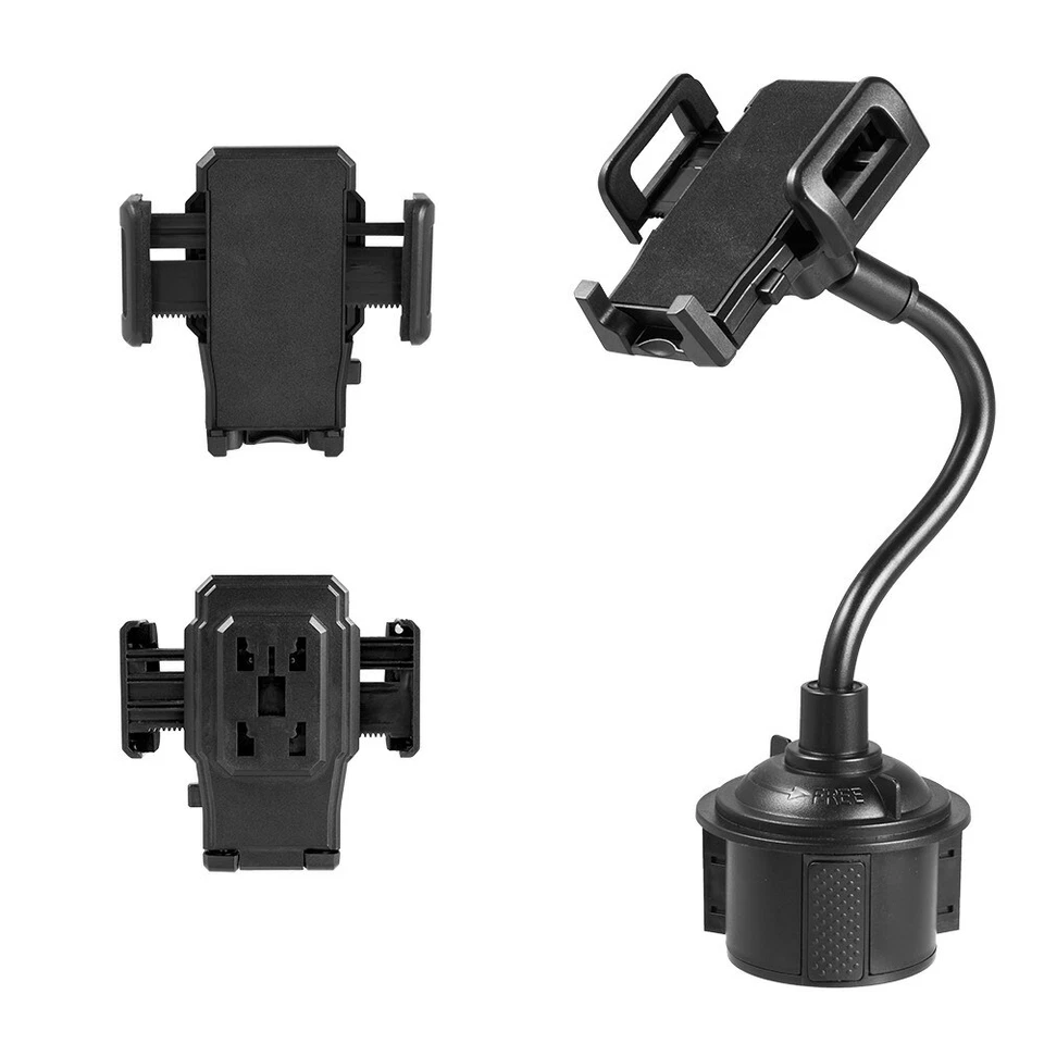 Universal Car Mount Adjustable 360° Cup Holder Stand Cradle For Mobile Phone GPS - Image 2 of 4