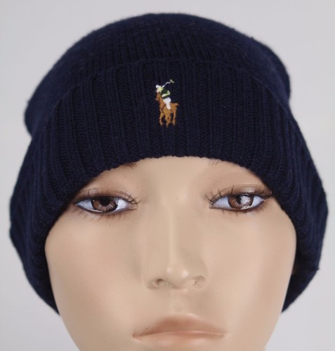 Polo Ralph Lauren Navy Blue Wool Cuff 