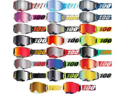 100% Armega Goggles Motocross MX Off-Road ATV UTV MTB Adult Size Mirrored Lens