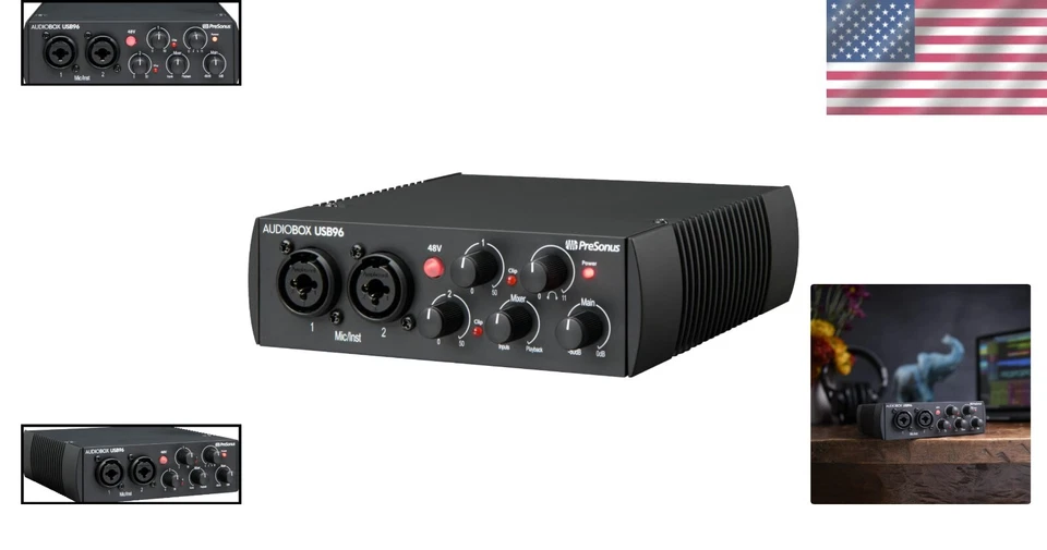 AudioBox 96 USB Audio Interface - 2-Channel, Studio One Artist Software Included - Image 2 of 4