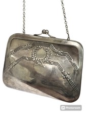 Roberta Di Camerino Italy Silver Plate Purse Bag Vintage