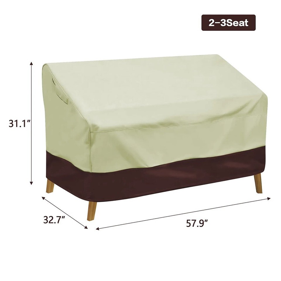 Robust Outdoor Loveseat Cover Protect Your Seats from Water and Sun