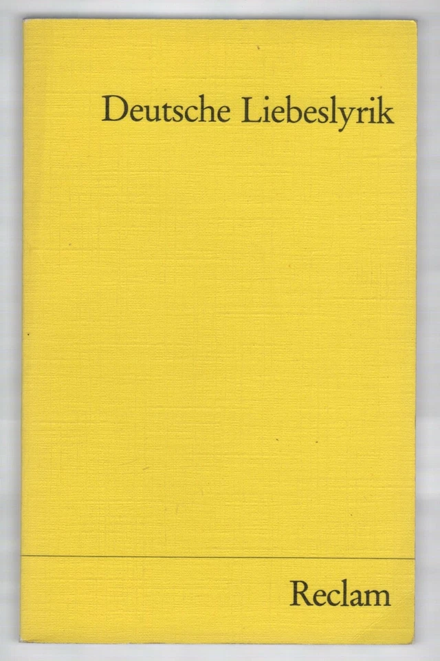 Deutsche Liebeslyrik   1982 - Bild 1 von 1