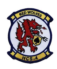 HCS-4 Red Wolves Squadron Patch – Sew On