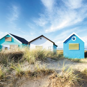 Détails Sur Carte Danniversaire Vierge Vacances Cabanes De Plage Grand Carré Taille