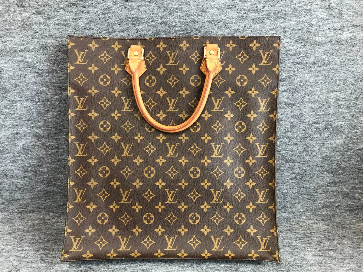 Louis Vuitton Damier Ebene Canvas Sac Plat Bag Louis Vuitton