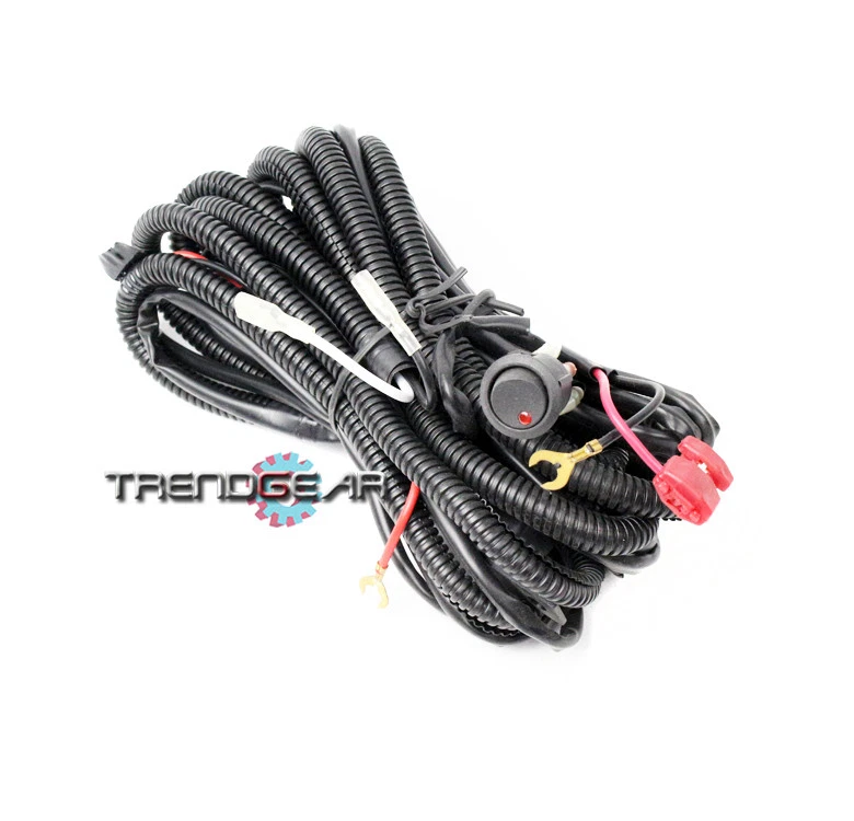 GMC Canyon Truck 2015-2017 parachoques delantero luces antiniebla amarillo con arnés de cableado Foto 4 de 4