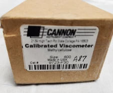 Cannon-Fenske 9723-F30 Calibrated Viscometer Size 600