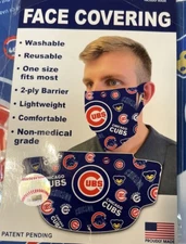 WinCraft MLB CHICAGO CUBS FACE COVERINGS/ FACE MASKS NEW NIP