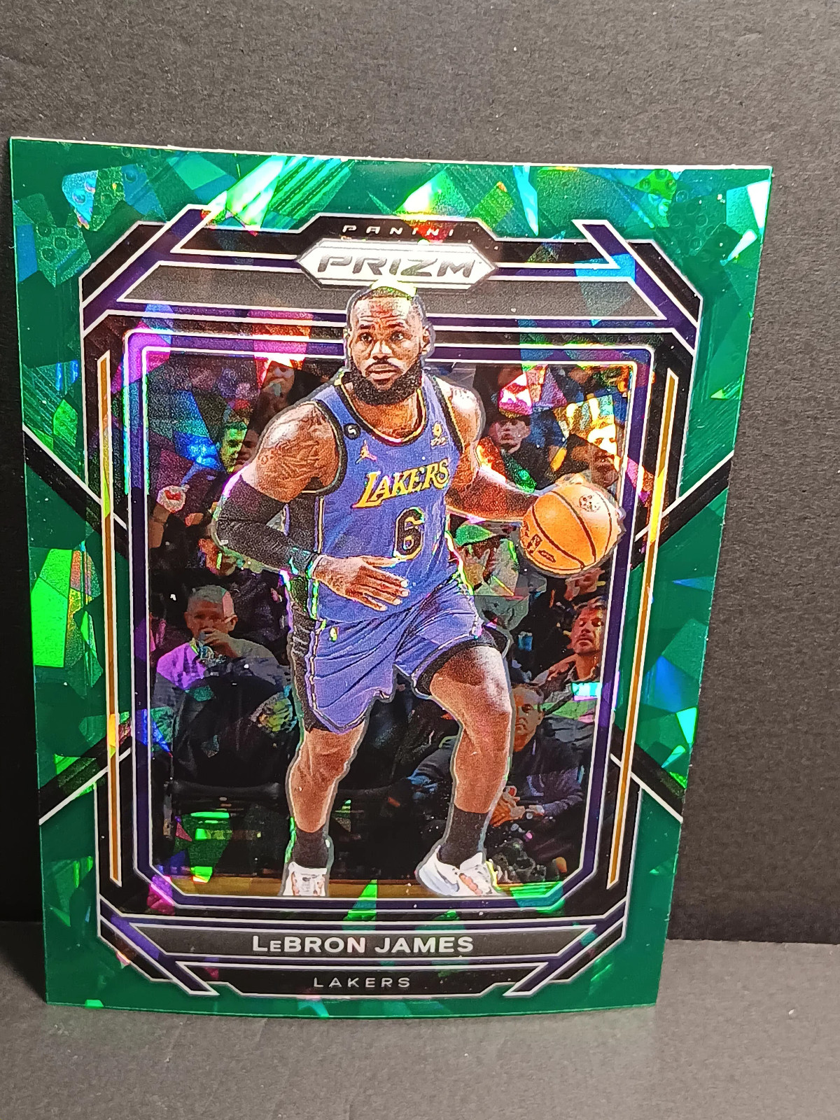 2022-23 Panini Prizm LeBron James Green Ice Prizm #134