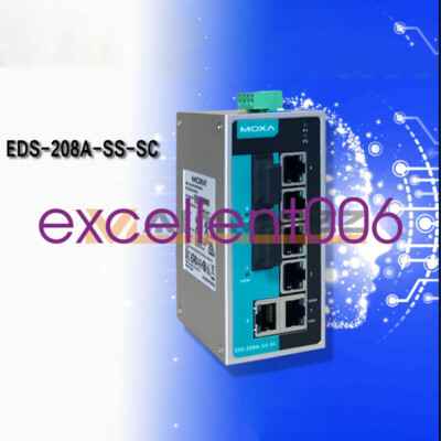ONE NEW MOXA EDS-208A-SS-SC Ethernet switch