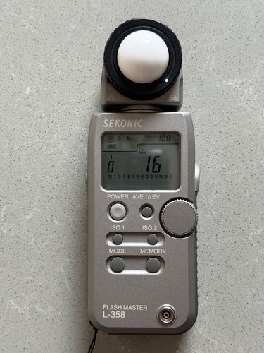 Sekonic L-358 Flash Master Digital Light Meter L358 - Picture 2 of 5