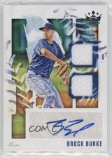 2020 Panini Diamond Kings DK Material Signatures Brock Burke #DKMS-BU Auto 13st