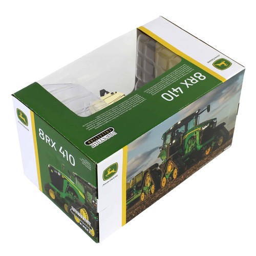 Gold Chrome CHASE 1/32 John Deere 8RX 410 4WD w/ Tracks ERTL Prestige 45707 - Picture 2 of 2
