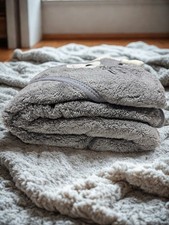 Adorable Grey Cat Hooded Baby Towel - 3ftx3ft Soft Microfiber-New product