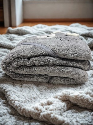 Adorable Grey Cat Hooded Baby Towel - 3ftx3ft Soft Microfiber-New product