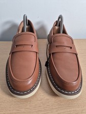 ZARA Mens Size 6.5 (40) Brown Loafers. New & Unworn. No Box.