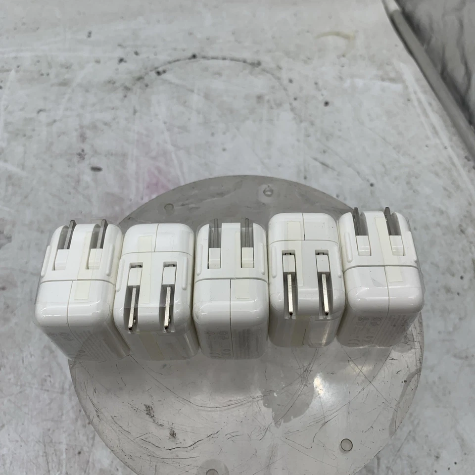 5 PACK!! Original Apple 10w USB Wall Charger Adapter OEM x5 charging cubes - Image 4 of 4