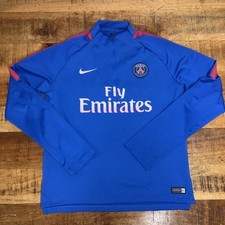 Nike PSG Paris Saint-Germain Football Club Quarter Zip Jacket Soccer Kids 13-15