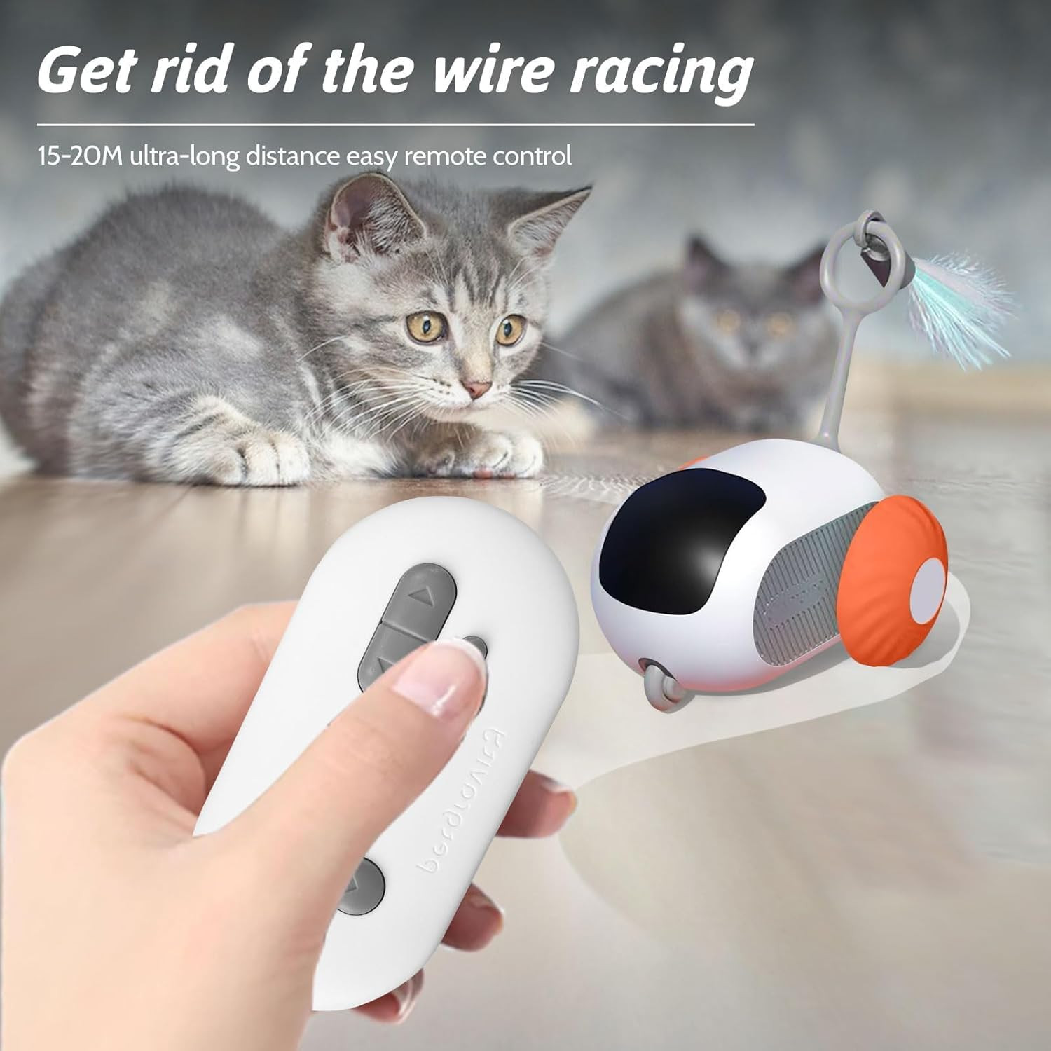 Offerta Turbo Tail 2.0 - Gioco Elettrico Gatti Interattivo 2 Modalità - 2