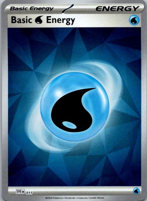 Basic Water Energy - Holo SVE: Scarlet & Violet Energies 011 NM