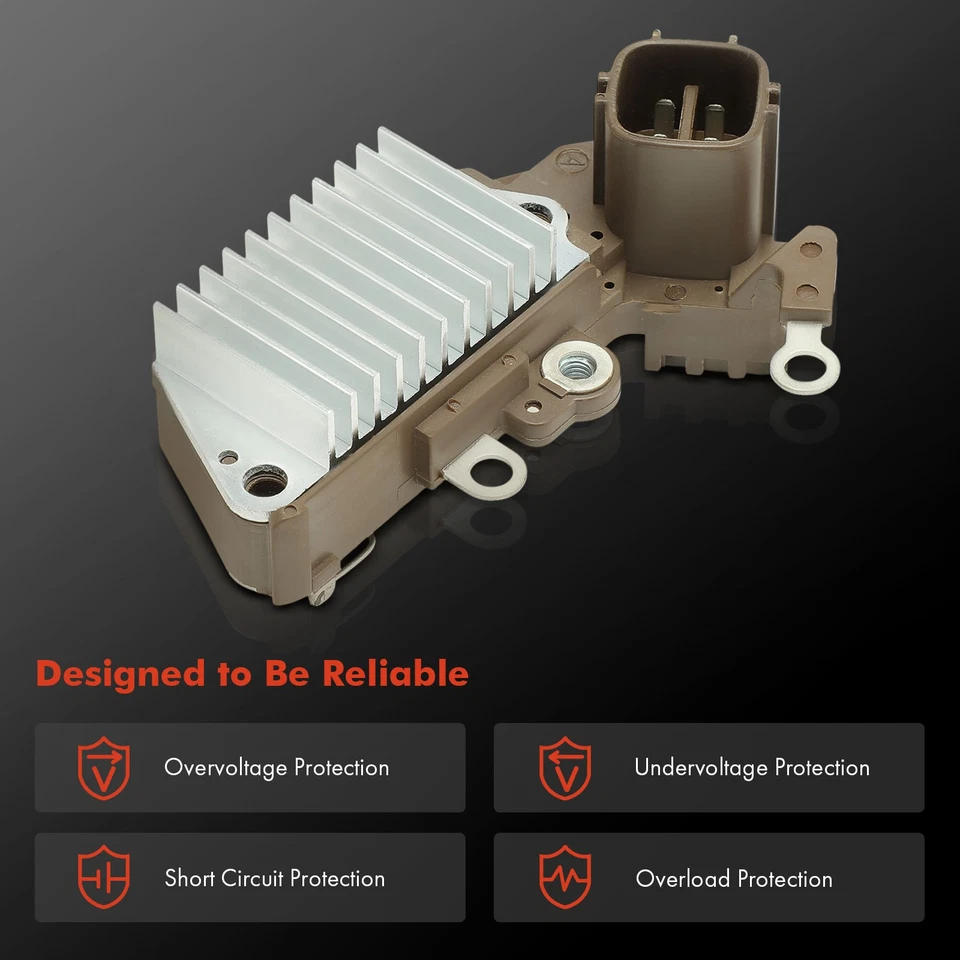 Regulador de voltaje del alternador para Honda CR-V 1997-2001 Acura Civic Accord Isuzu Foto 4 de 4