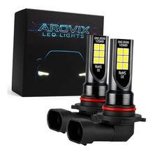 9005 9006 LED Fog Light Bulbs, 300 Brightness Upgraded, 6500K Cool White