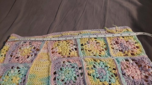 Handmade Crochet Pastel Grannysquare Skirt.made With Acrylic Yarn. - Picture 8 of 11
