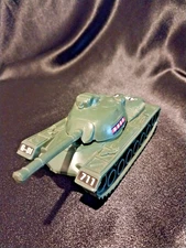 VTG 1960s Tim Mee Green Plastic M48 Patton Tank Army