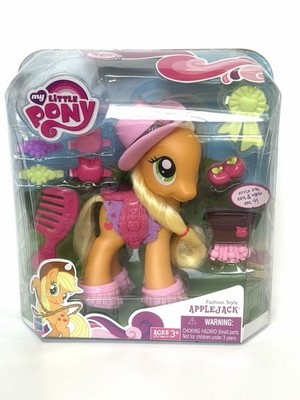 My Little Pony G4 Friendship is Magic FiM Original Fashion Style APPLEJACK NEW