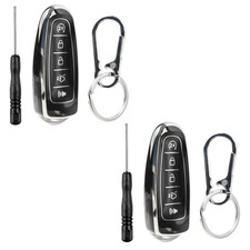 2 Remote Key Fob Shell Case Polymer Cover for 2014 2015 2016 2017 2018 2019 Ford