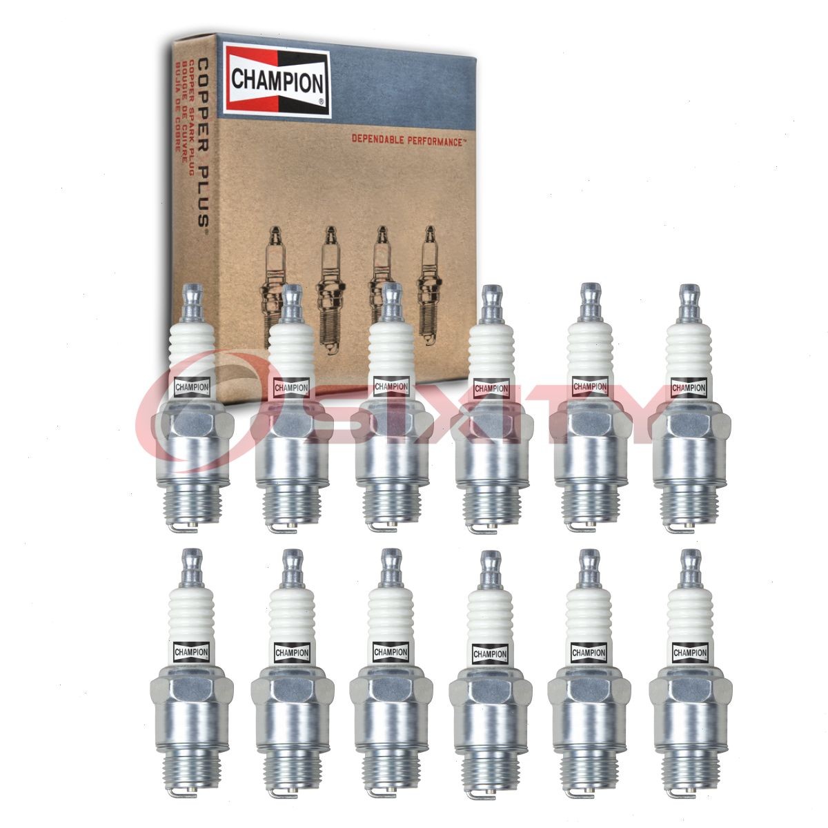 12 pc Champion Industrial Spark Plugs for 1933 Auburn Model 12-161A Ignition nl